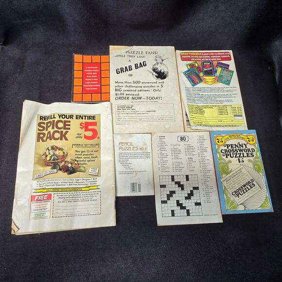 Vintage USA Today Globe Puzzlebook Approved Fun 'N Easy Crossword Puzzle Books - Picture 10 of 13